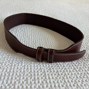 Brochu Walker Rich Brown Leather Belt